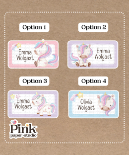 Stickers Unicornios