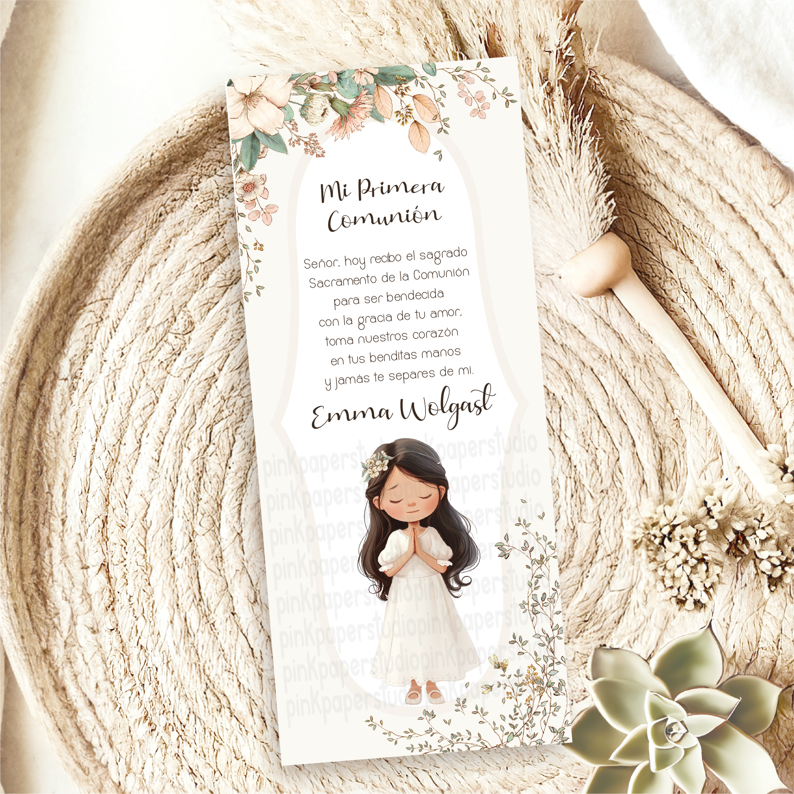 Santitos de Primera Comunión para niña - Imagen 4