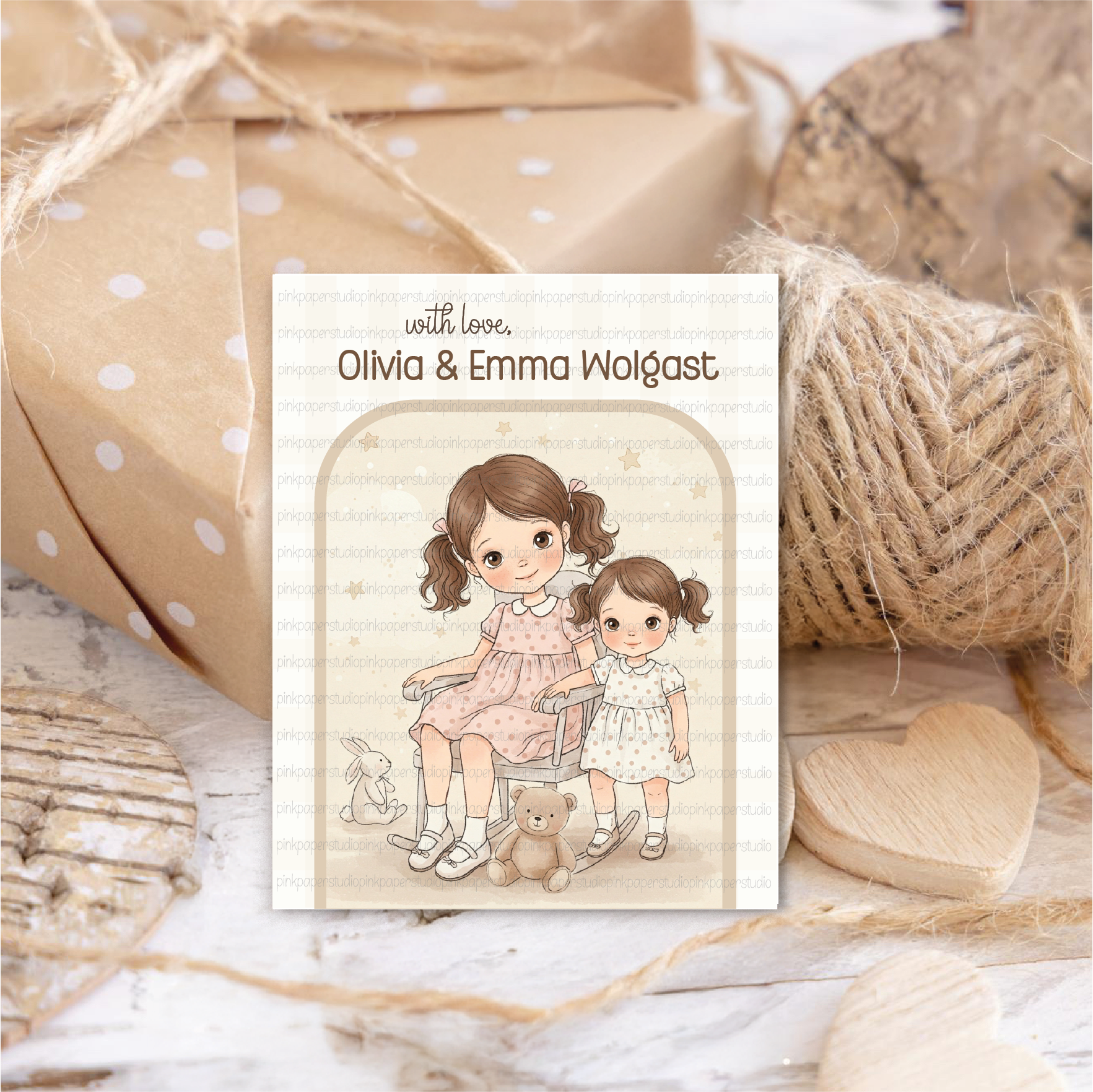 Tarjetas Personalizadas Niñas - Imagen 3