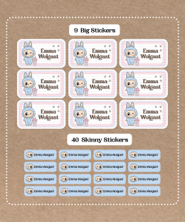 Set de Stickers de Labubu
