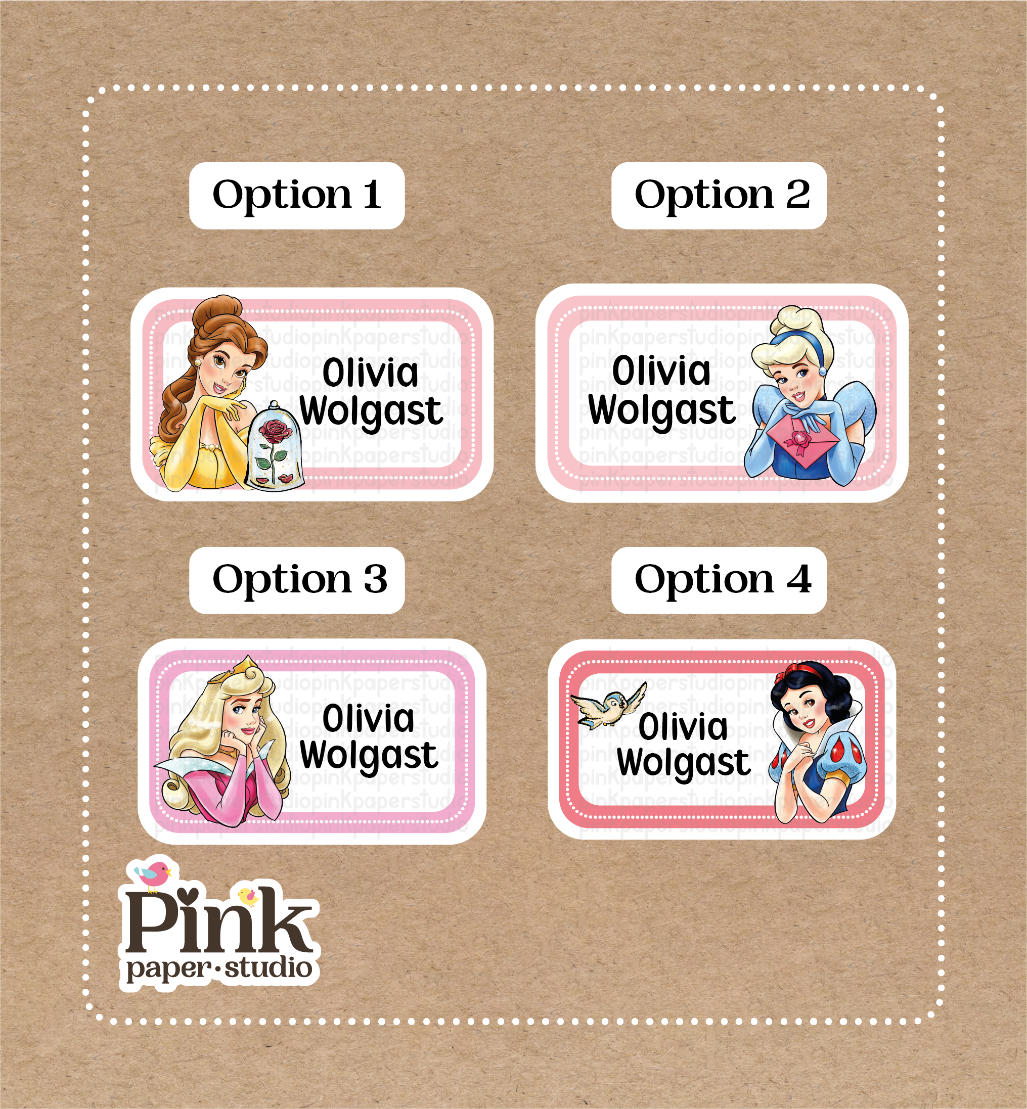 Stickers de Princesas Disney