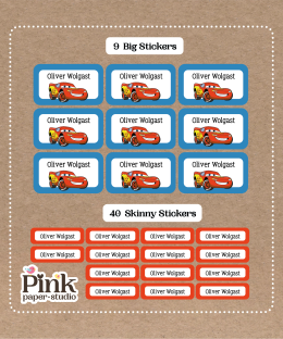 Set de Stickers de coches
