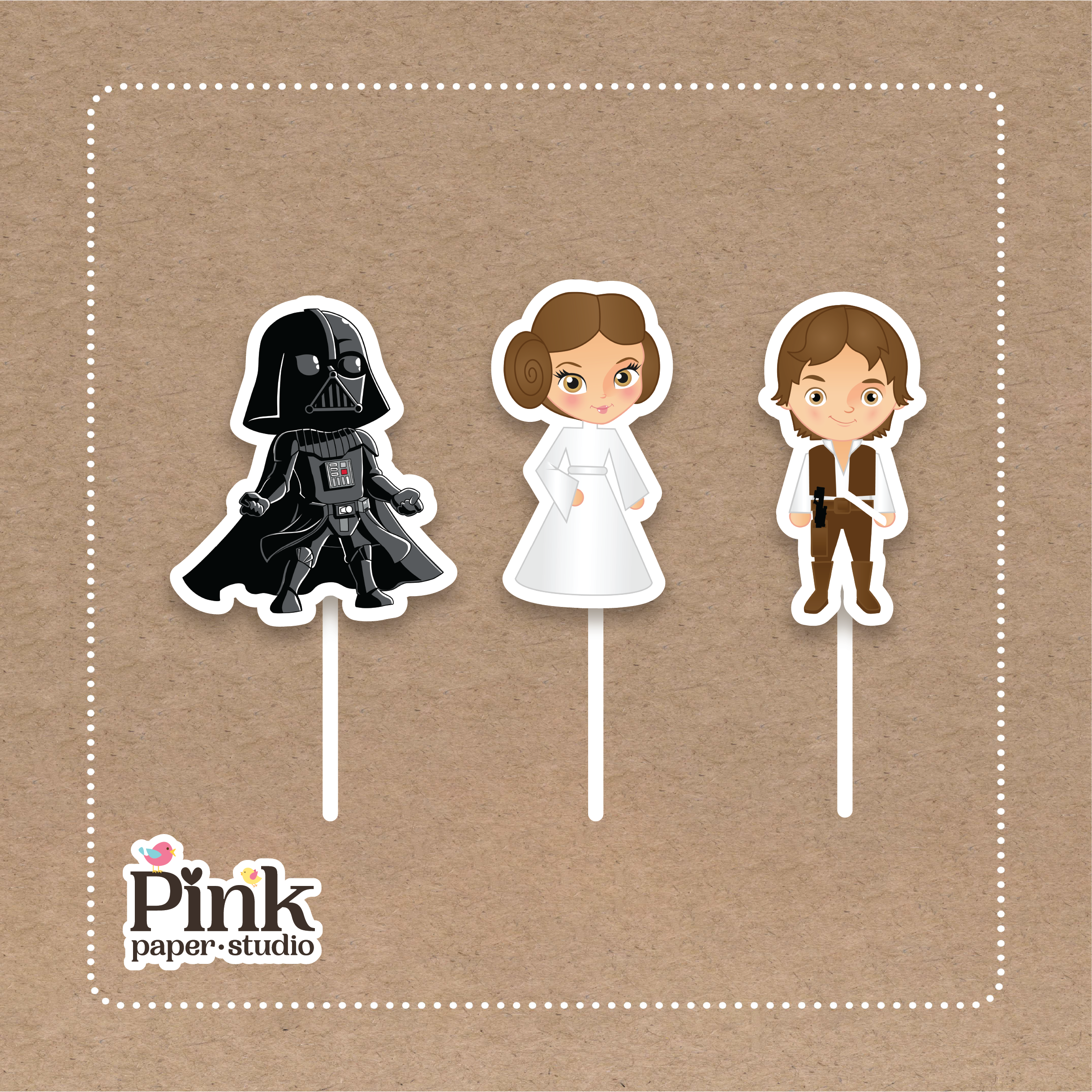 Cupcakes Toppers de Star Wars - Imagen 3
