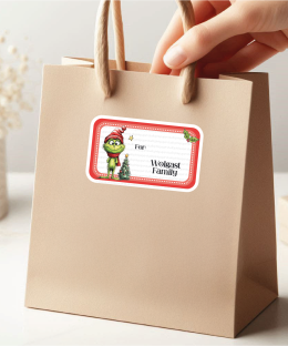 Alternative view of Pegatinas navideñas del Grinch