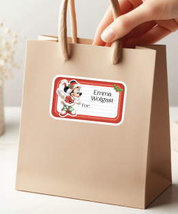 Alternative view of Pegatinas Navideñas Minnie Mouse