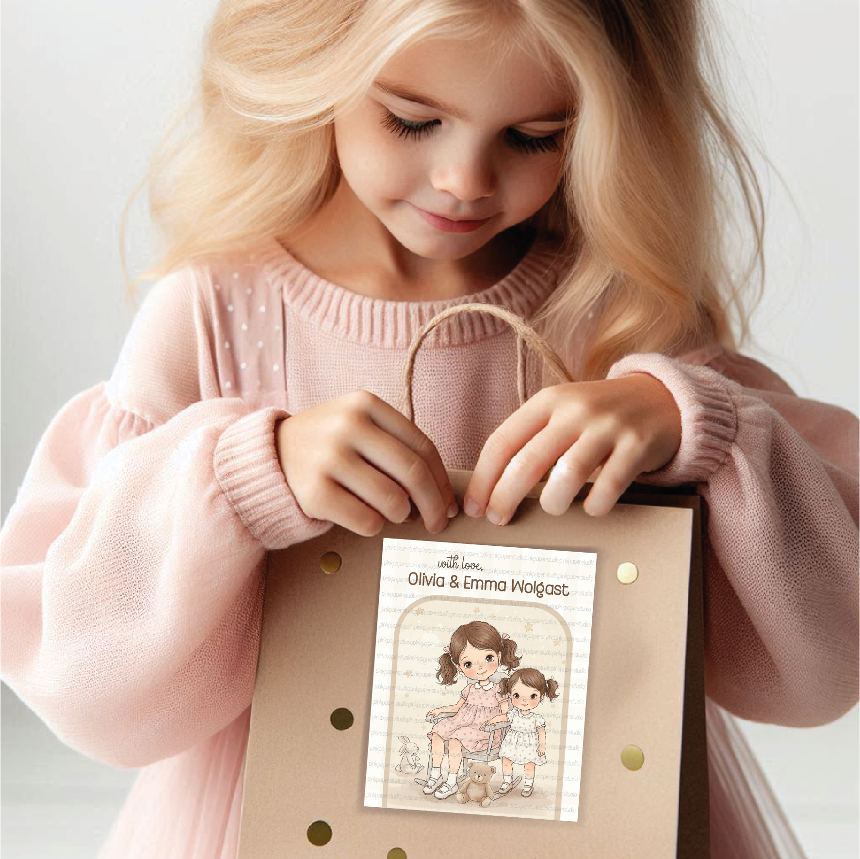 Tarjetas Personalizadas Niñas - Imagen 4