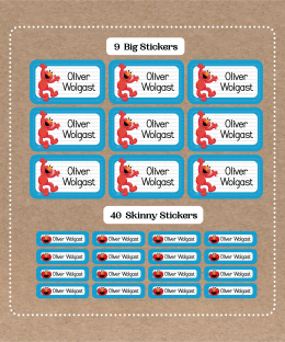 Set de Stickers de Elmo