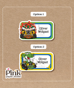 Stickers de Mario Kart