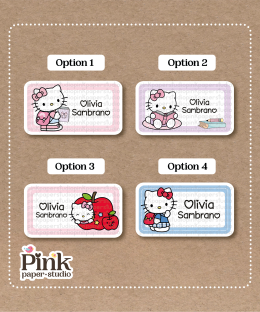 Stickers Escolares de Hello Kitty