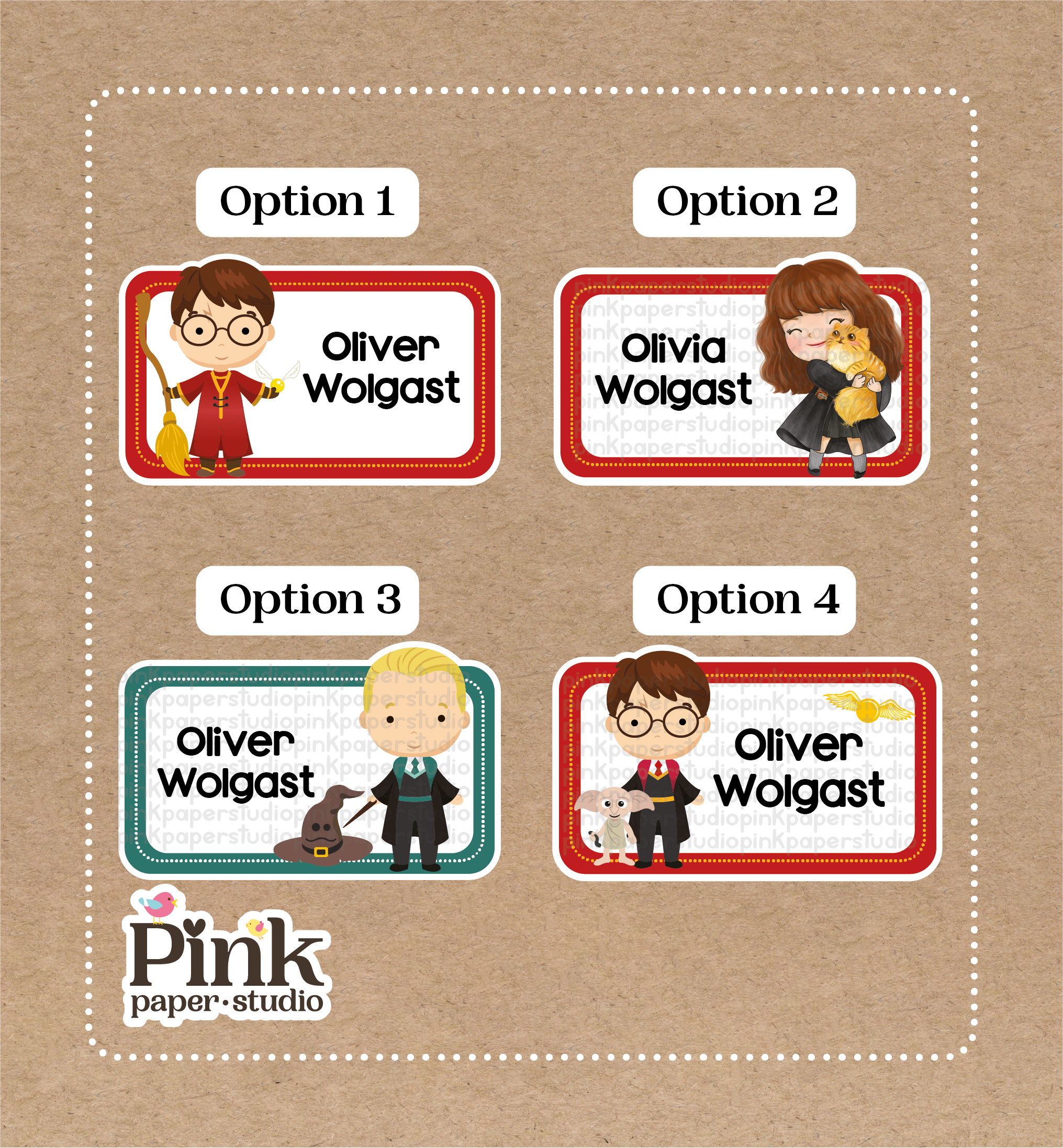 Stickers de Harry Potter