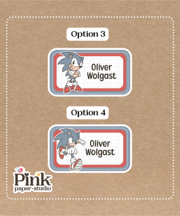 Alternative view of Stickers de Sonic