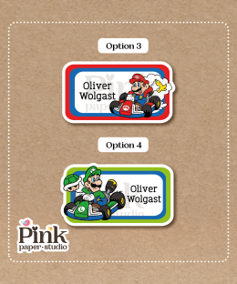 Alternative view of Stickers de Mario Kart
