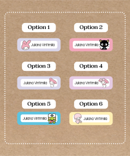 Stickers de Hello Kitty y sus amigos