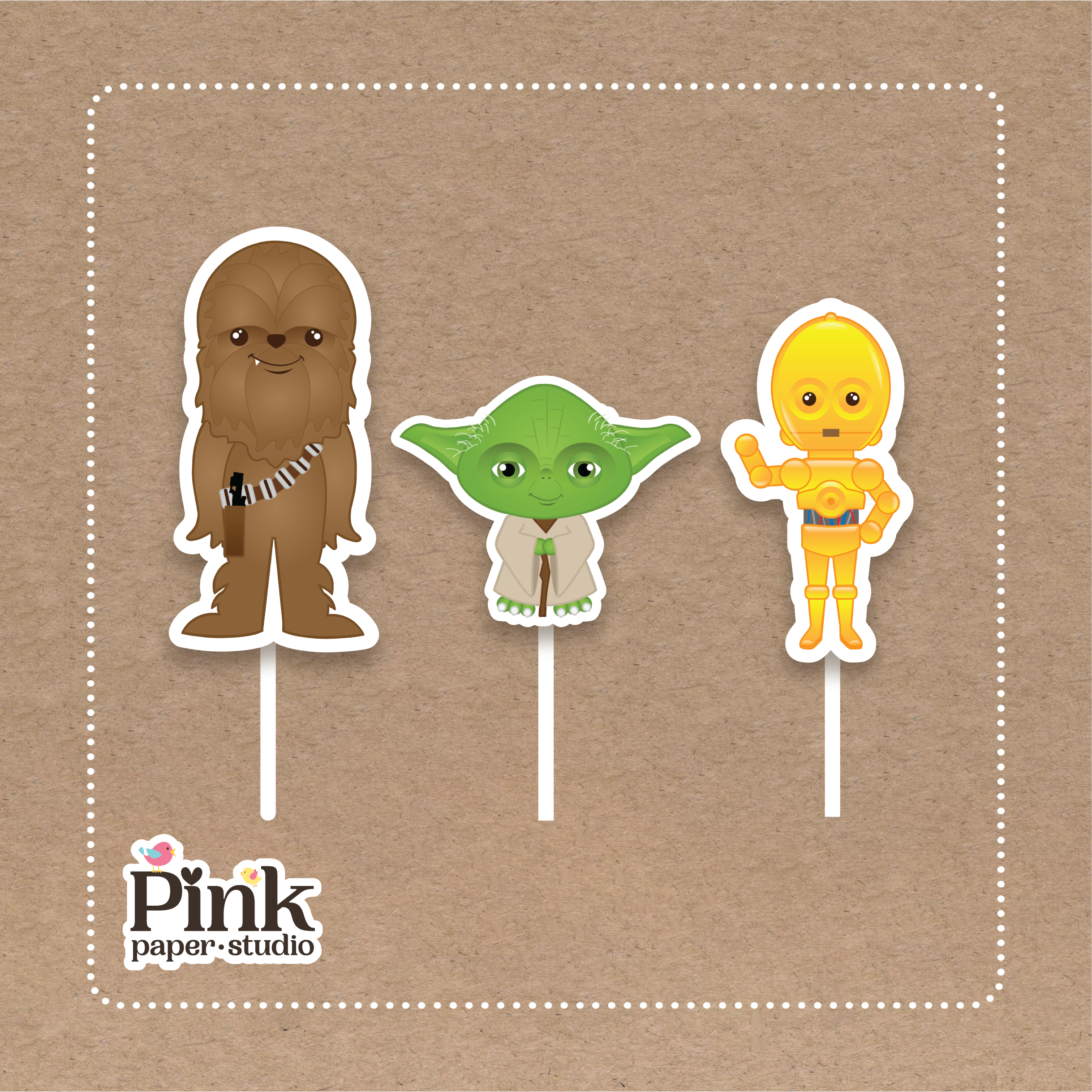 Cupcakes Toppers de Star Wars - Imagen 5