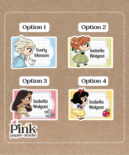 Stickers de Princesas Disney