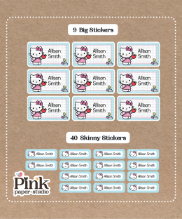 Set de Stickers de Hello Kitty