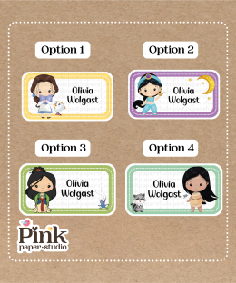 Stickers de Princesas Disney