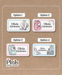 Stickers Escolares de Hello Kitty