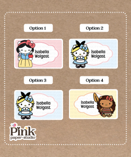 Stickers de Hello Kitty Princesas Disney