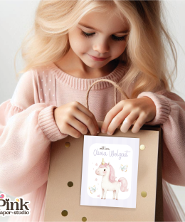 Tarjetas de Visita Lindo unicornio