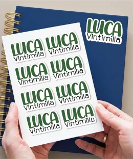 Alternative view of Stickers de Letras para Chicos